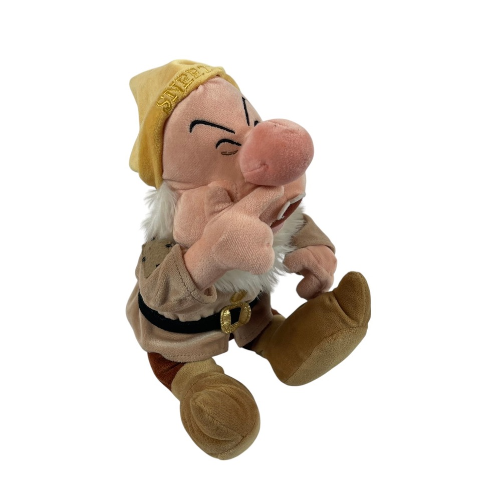 Disney Sneezy Snow White Seven Dwarves Plush 13" Stuffed Toy Lovey